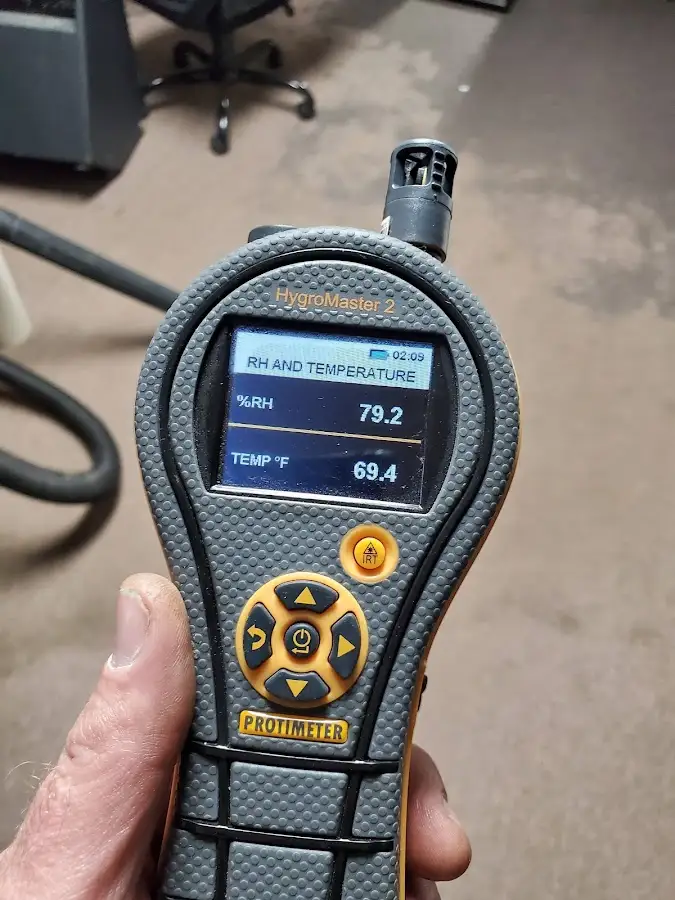 Moisture meter humidity assessment for Fire & Smoke Damage Restoration in Davenport